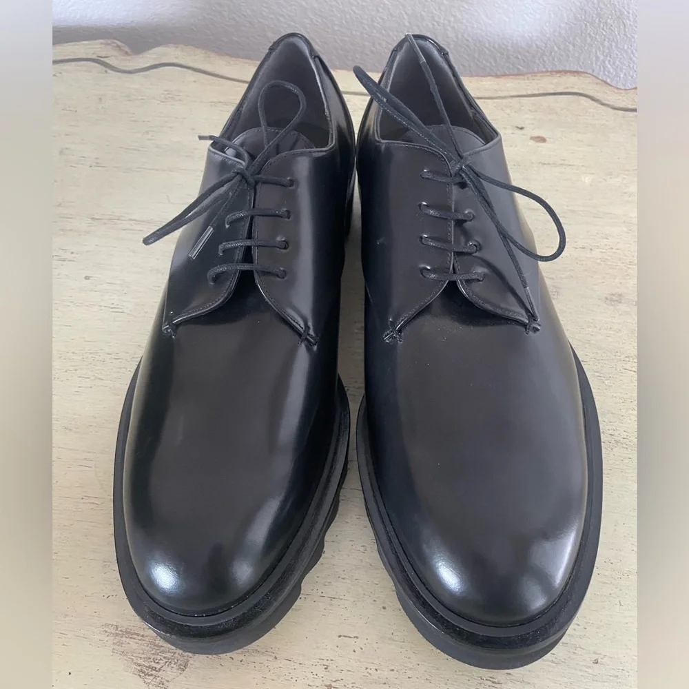 Matthew Miller‎ x Robert Clergerie Round Toe Razor Derby in Black 42 1/2 E $457